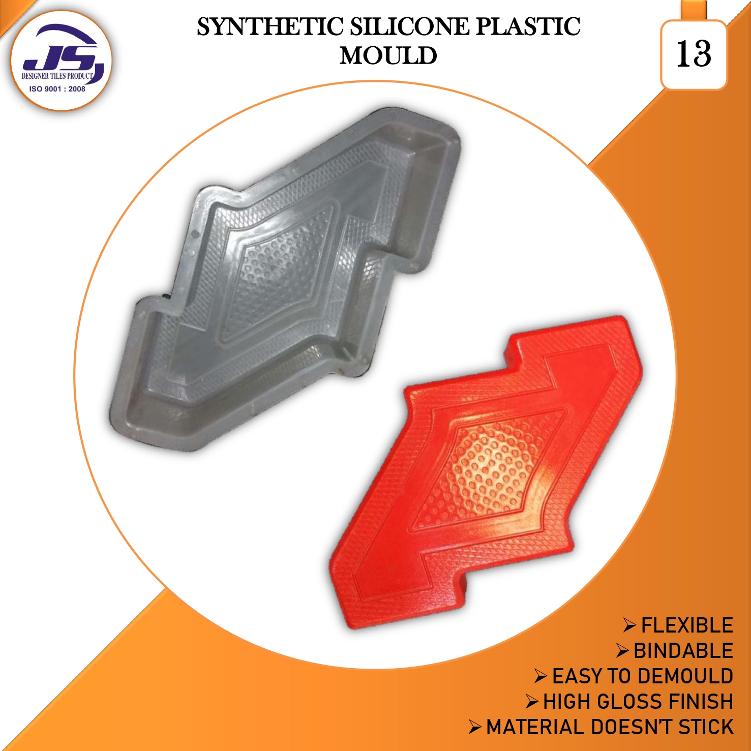 Plastic Moulds For Interlocking Tiles